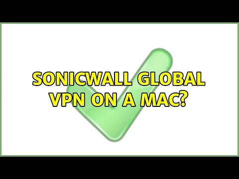 sonicwall global vpn for mac